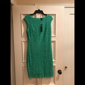 Sea foam Green Spring Agave Sheath Dress.